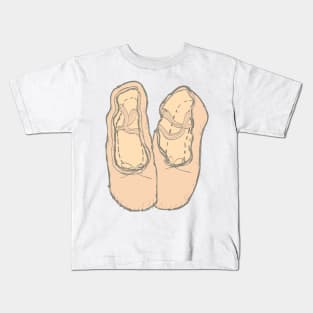 Ballet shoes Kids T-Shirt